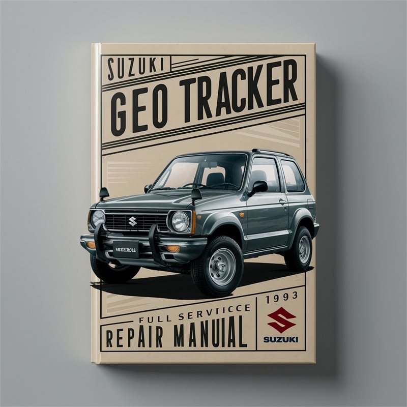 1993 Suzuki Geo Tracker Sidekick Service Repair Workshop Manual PDF