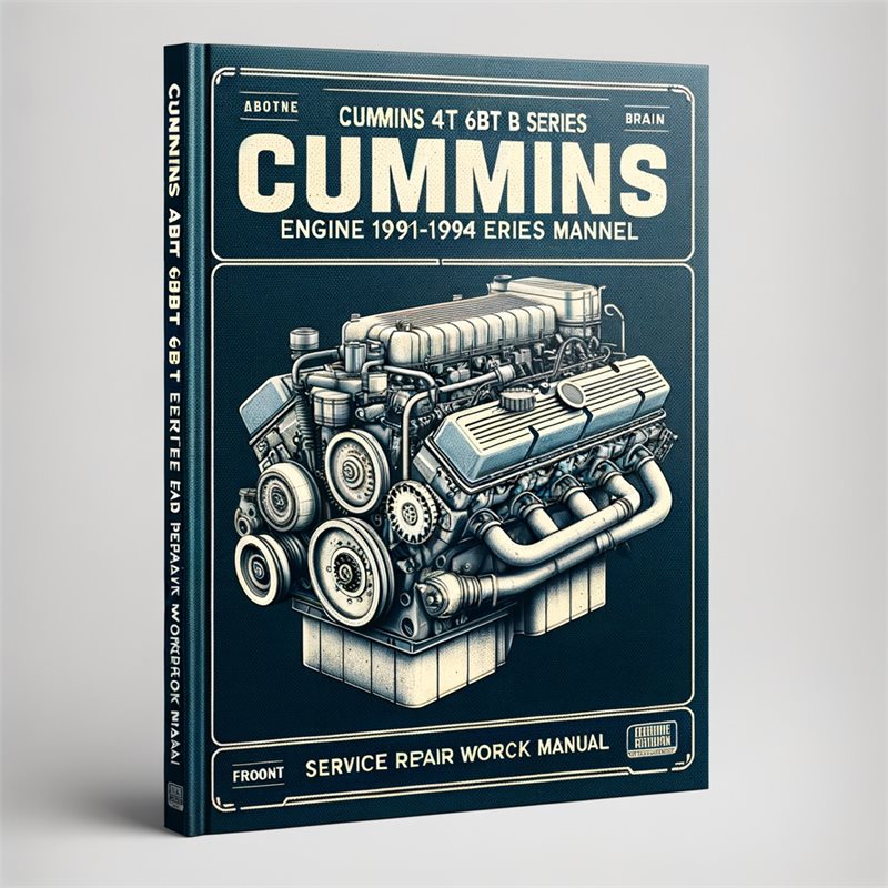1991-1994 Cummins B Series 4BT 6BT Engine Service Repair Workshop Manual PDF
