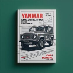 Yanmar 1gm10 2gm20 3gm30 3hm35 Service Repair Workshop Manual PDF