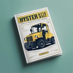 Hyster B218 W40Z Forklift Service Repair Workshop Manual PDF
