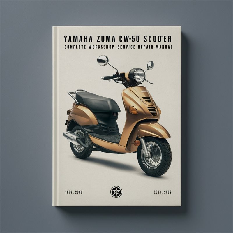 1999-2002 Yamaha Zuma CW50 Scooter Service Repair Workshop Manual PDF