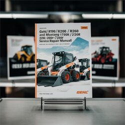 Gehl R190/ R220/r260 Mustang 1900R /2200r/2600r SKID-STEER Loaders Service Repair Workshop Manual PDF
