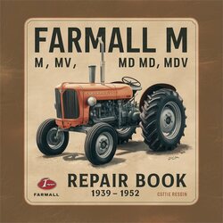 1950-1952 Farmall M MV MD MDV 1939- GSS-5033 Book 1940 1941 1942 1944 1945 1946 1947 1948 1949 Service Repair Workshop Manual PDF