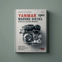 Yanmar 2qm15 Marine Diese Engine Service Repair Workshop Manual PDF