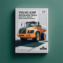 Volvo A30F Articulated Dump Truck Industrial Service Repair Workshop Manual PDF
