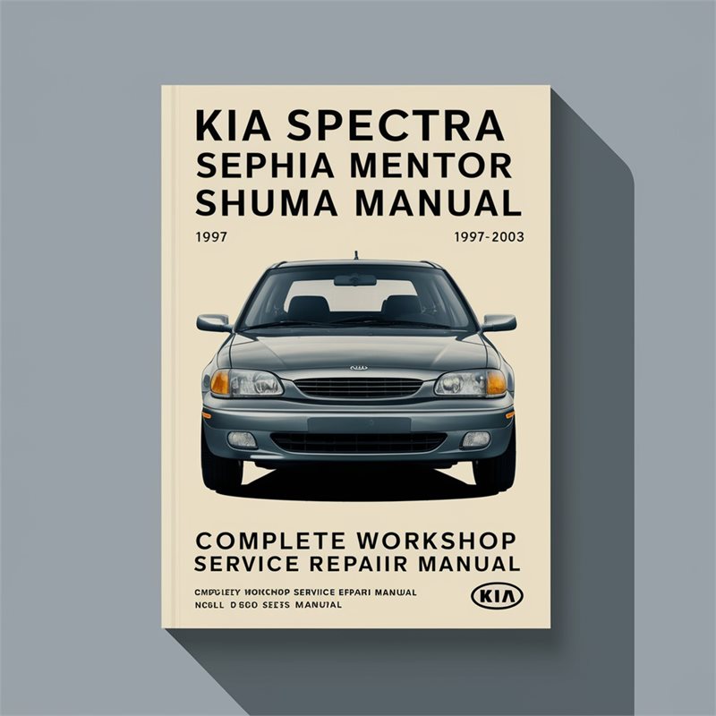 1997-2003 Kia Mentor Spectra Sephia Shuma Service Repair Workshop Manual PDF
