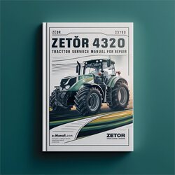Zetor 4320 4340 Tractor Service Repair Workshop Manual PDF