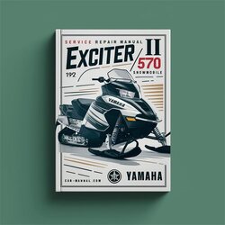 1991-1993 Yamaha Exciter II 570 EX570 Snowmobile Service Repair Workshop Manual PDF