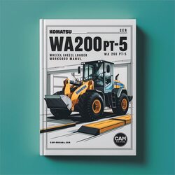 Komatsu WA200-5 Wa200pt-5 WA 200 PT-5 Wheel Loader Service Repair Workshop Manual PDF