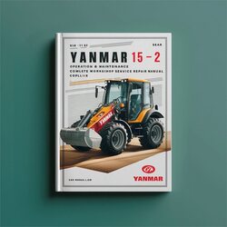 Yanmar Vio 15-2 Excavator Operation Service Repair Workshop Manual PDF