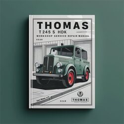 Thomas T245 HDS HDK Service Repair Workshop Manual PDF