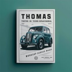 Thomas T183HD T233HD Service Repair Workshop Manual PDF