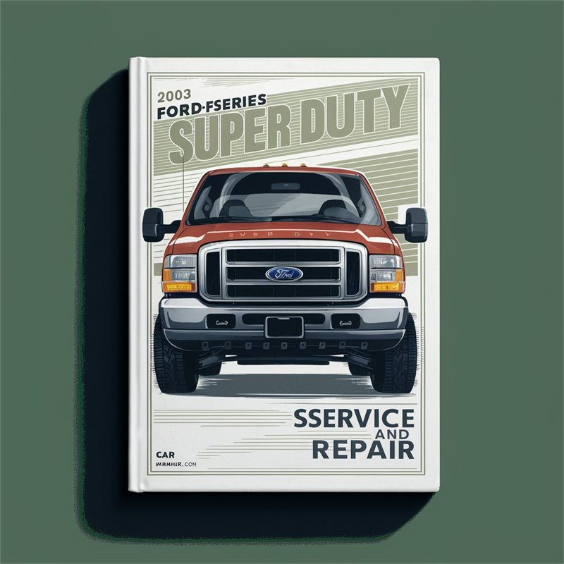 2003 Ford Super Duty F-series (F250) Mnl Service Repair Workshop Manual PDF