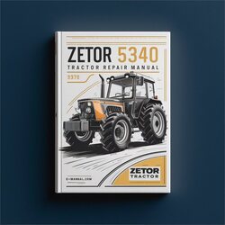 Zetor 5340 Tractor Service Repair Workshop Manual PDF