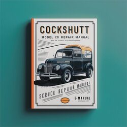 Cockshutt Model 20 Service Repair Workshop Manual PDF