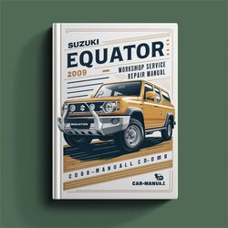 2008-2009 Suzuki Equator Service Repair Workshop Manual PDF