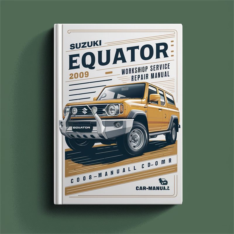 2008-2009 Suzuki Equator Service Repair Workshop Manual PDF