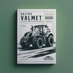 Valtra Valmet 6600 Tractor Service Repair Workshop Manual PDF