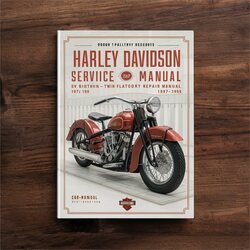 1959 Harley Davidson Servi Car SV Bigtwin V-TWIN Flathead 1937 Service Repair Workshop Manual PDF