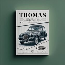 Thomas 115 Service Repair Workshop Manual PDF