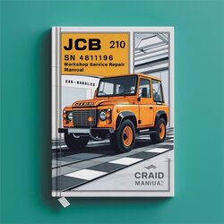 JCB 210 S SN 481196 Onwards Service Repair Workshop Manual PDF