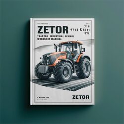 Zetor 4712 4718 5711 5718 Tractor Industrial Service Repair Workshop Manual PDF