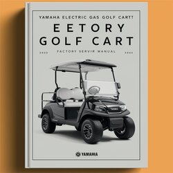 Yamaha Electric Gas Golf Cart G2 G9 Service Repair Workshop Manual PDF