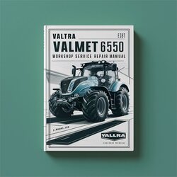 Valtra Valmet 6550 Service Repair Workshop Manual PDF