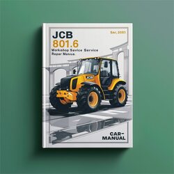 JCB 801.6 SN 728750-729999 Service Repair Workshop Manual PDF