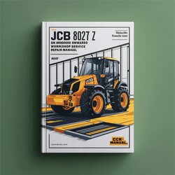 JCB 8027 Z SN 898000 Onwards Service Repair Workshop Manual PDF