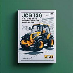 JCB JS 130 SN 1179000-1179999 Service Repair Workshop Manual PDF