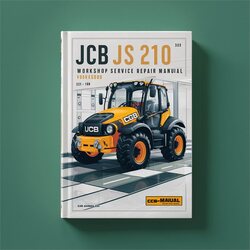 JCB JS 210 SN 1610000-1612499 Service Repair Workshop Manual PDF