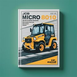 JCB Micro 8010 SN M1149553 Onwards Service Repair Workshop Manual PDF