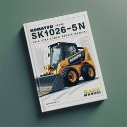 Komatsu Sk1026-5n Skid Steer Loader Service Repair Workshop Manual PDF