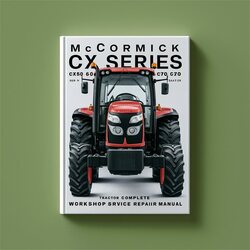 Mccormick CX Series CX50 CX60 CX70 CX80 CX90 CX100 Tractor Service Repair Workshop Manual PDF