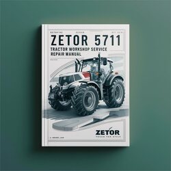 Zetor 5711 6711 Tractor Service Repair Workshop Manual PDF