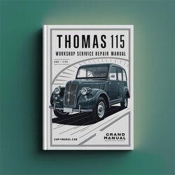 Thomas 115 Service Repair Workshop Manual PDF