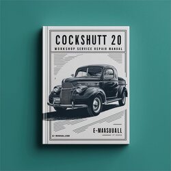 Cockshutt 20 Service Repair Workshop Manual PDF