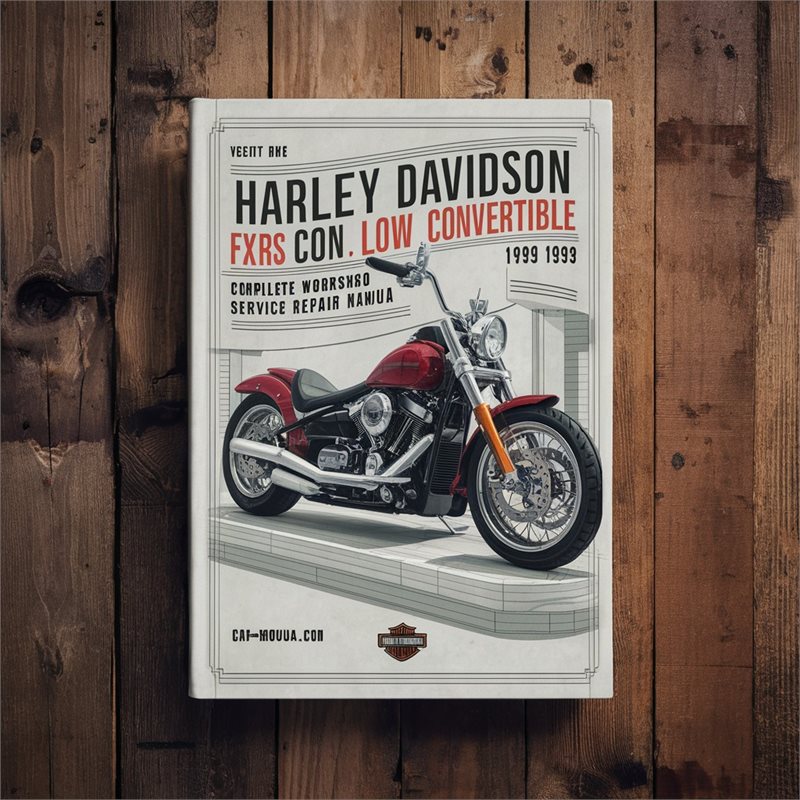 1991-1993 Harley Davidson Fxrs Con Low Rider Convertible Service Repair Workshop Manual PDF