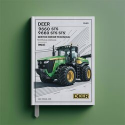 Deer 9560 STS 9660 9760 9860 Combines (TM2181) Service Repair Workshop Manual PDF