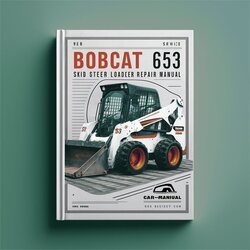 Bobcat 653 Skid Steer Loader Service Repair Workshop Manual PDF
