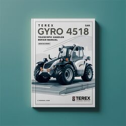 Terex Gyro 4518 Telescopic Handler Service Repair Workshop Manual PDF
