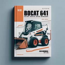 Bobcat 641 Skid Steer Loader Service Repair Workshop Manual PDF