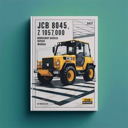 JCB 8045 Z 1057000 Onwards Service Repair Workshop Manual PDF