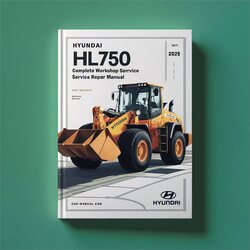 Hyundai HL750 Wheel Loader Service Repair Workshop Manual PDF