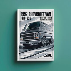 1992 Mini Van Chevrolet G10 G20 G30 Service Repair Workshop Manual PDF