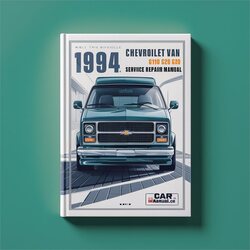 1994 Mini Van Chevrolet G10 G20 G30 Service Repair Workshop Manual PDF