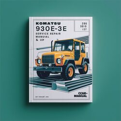 Komatsu 930E-3SE A30366 UP Service Repair Workshop Manual PDF