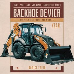 Case 580L 580 Super L 590 Series Backhoe Loader Service Repair Workshop Manual PDF