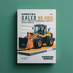 Komatsu Galeo WA450-5L WA480-5L Wheel Loader Service Repair Workshop Manual PDF